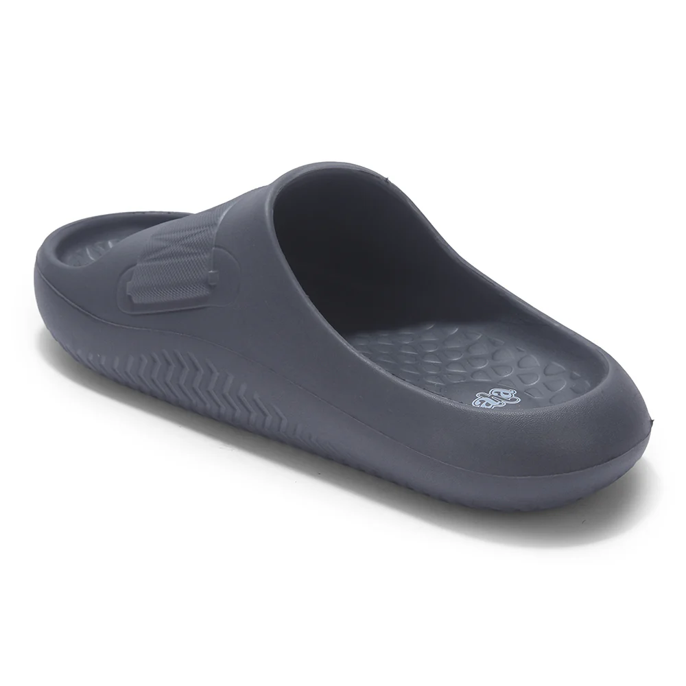 A HA DAILYWALK Dark Grey Casual Slip on Slides for Men by Liberty - Image 5