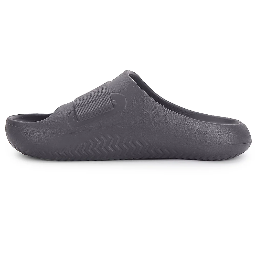 A-HA Dark Grey Casual Slides For Men DREAMWALKM By Liberty - Image 3