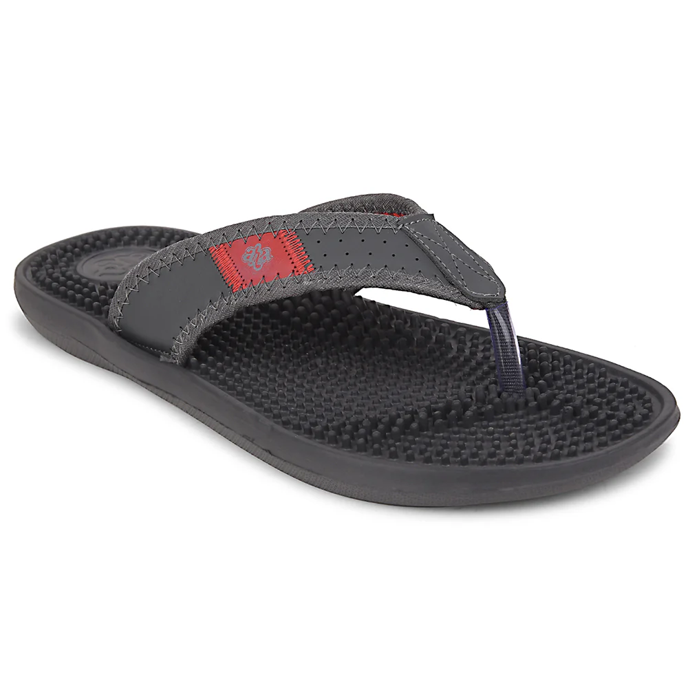 A-HA Dark Grey Casual Slipper For Women ACUPLUS-2 By Liberty