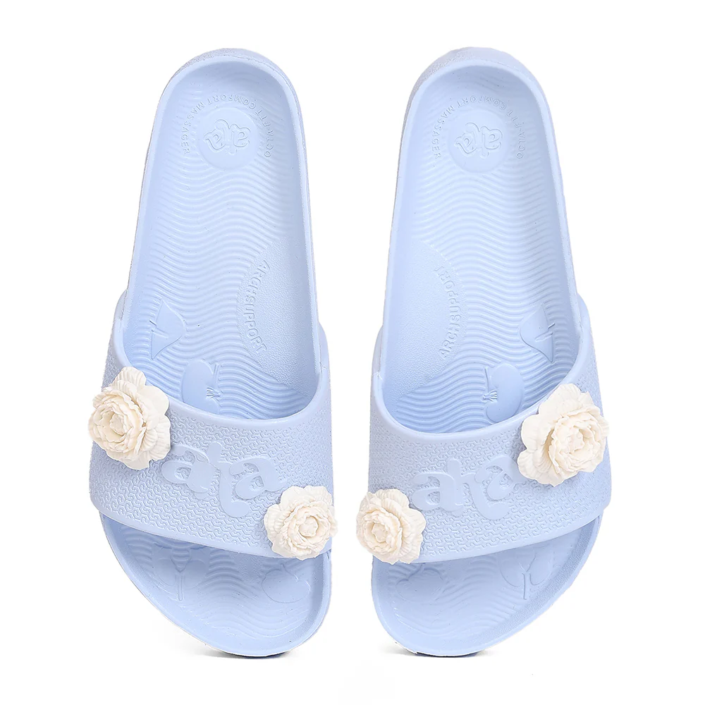 A-HA DOCTOR-1L Blue Casual Slip-on Slides for Women by Liberty - Image 6