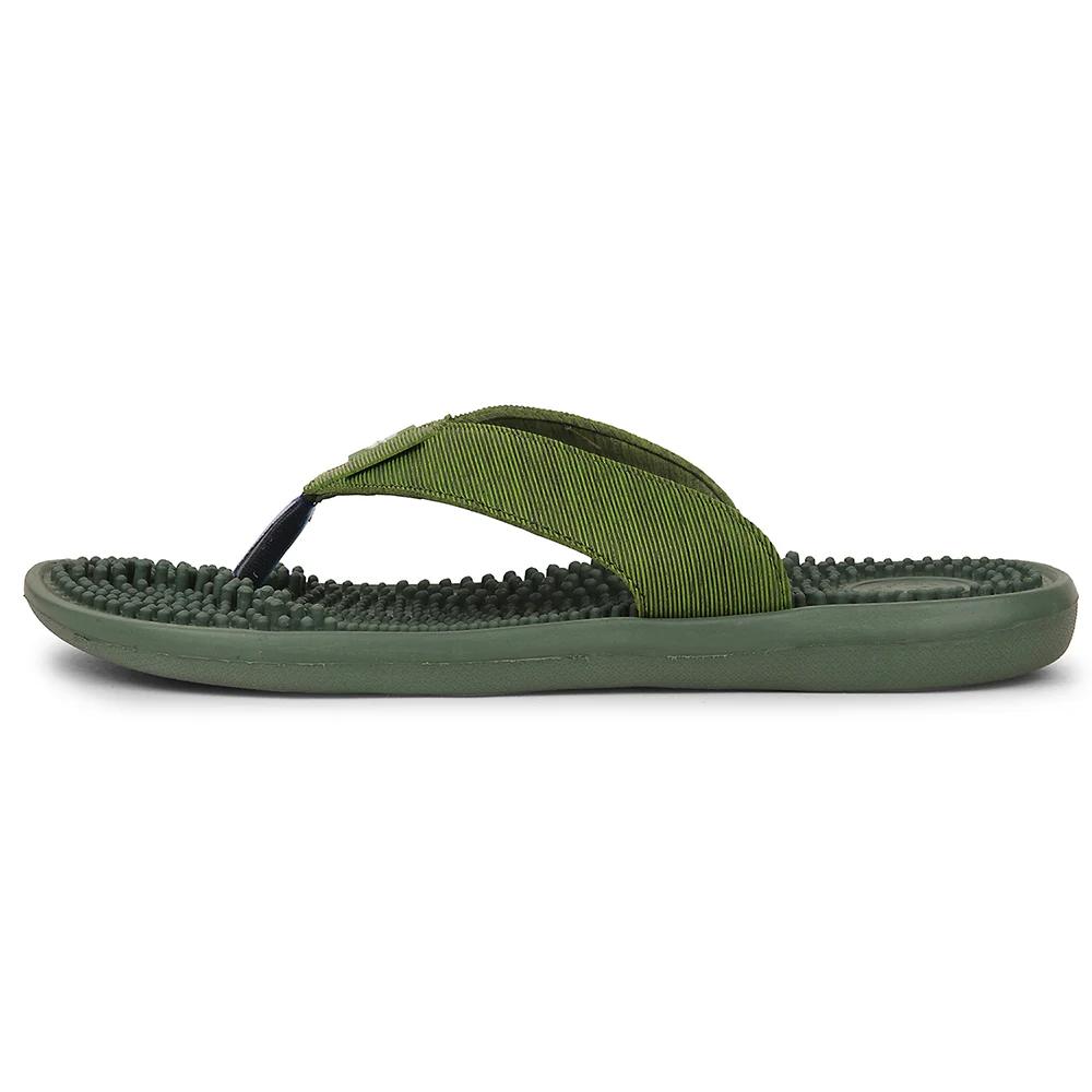 A-HA Green Casual Slipper For Men ACUPLUS-3M By Liberty - Image 3