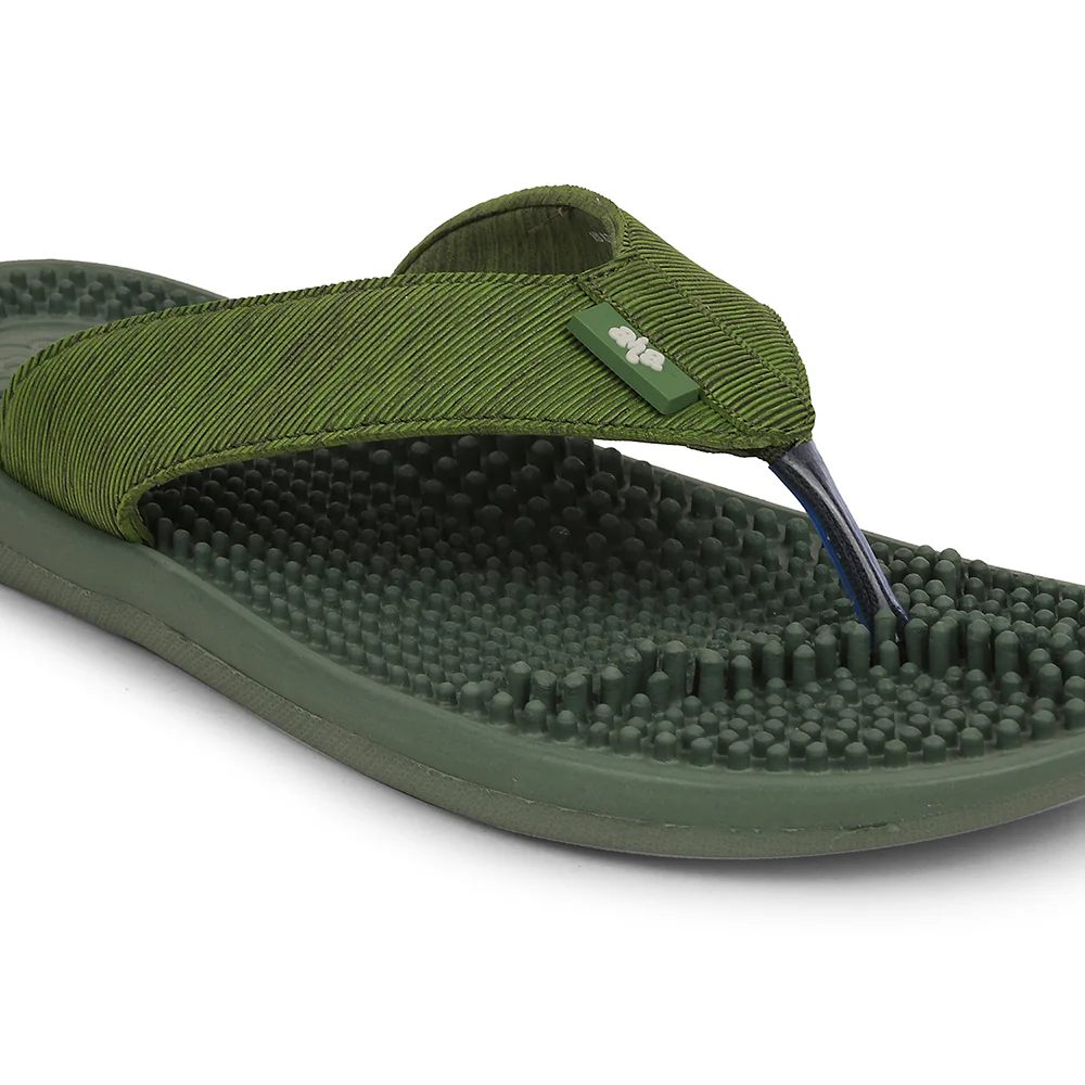 A-HA Green Casual Slipper For Men ACUPLUS-3M By Liberty - Image 5