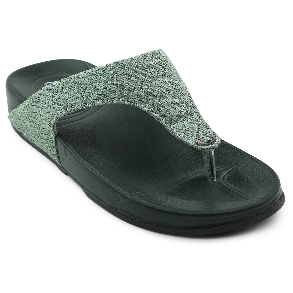 A-HA Green Casual Slipper For Women DIVA-60E By Liberty