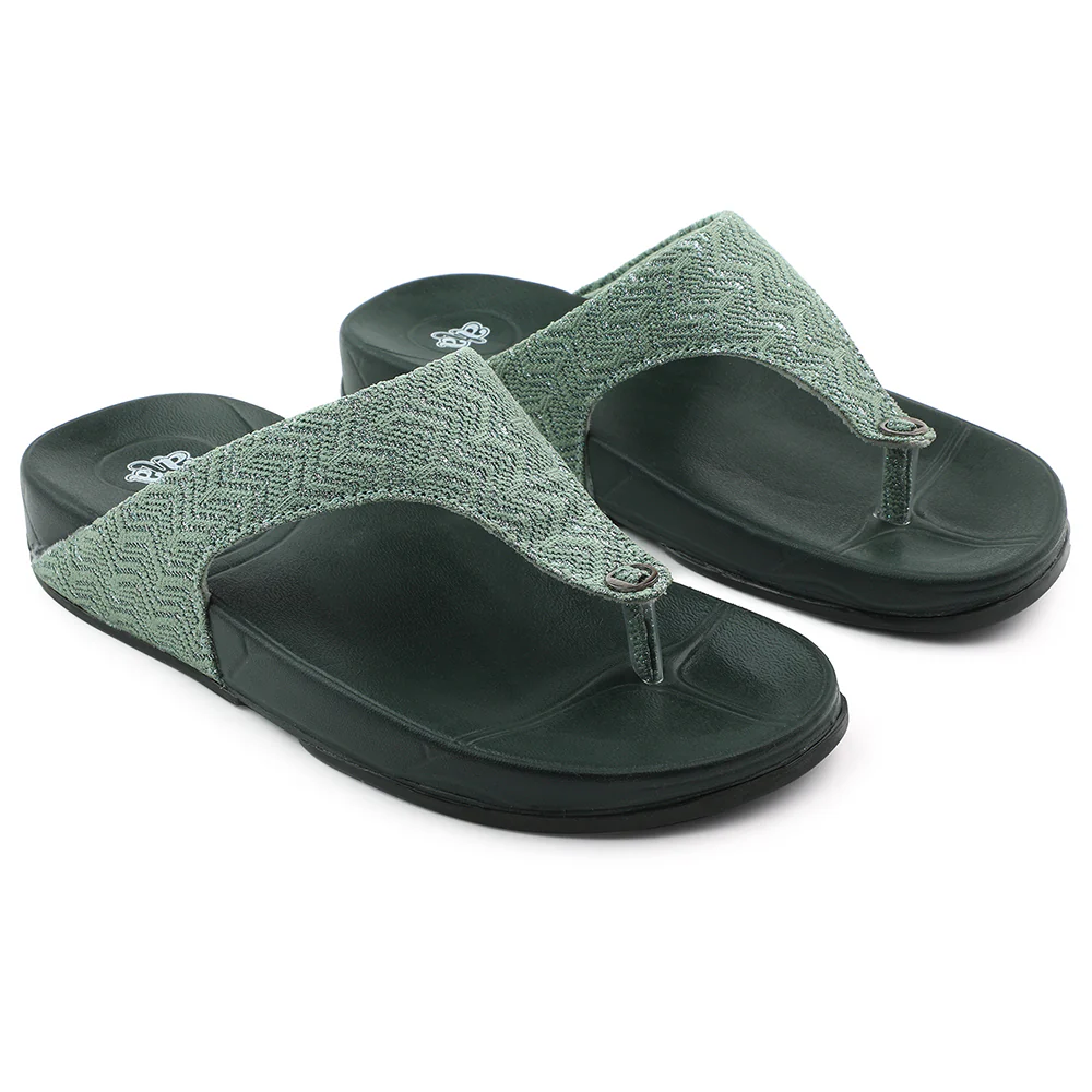 A-HA Green Casual Slipper For Women DIVA-60E By Liberty - Image 2