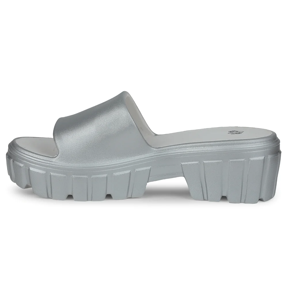 A-HA Grey Casual Sandal For Women LB46-01E By Liberty - Image 3