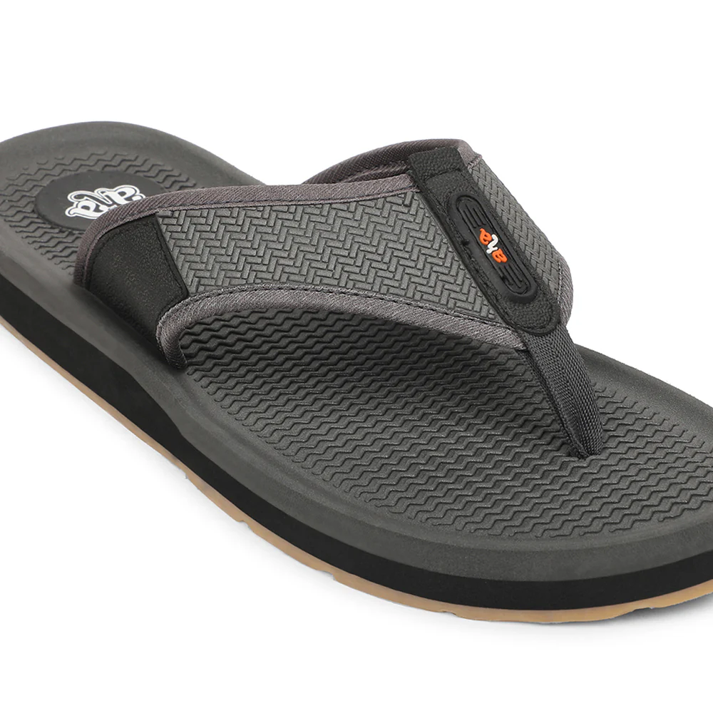A-HA Grey Casual Slipper For Men ANCO-10 By Liberty - Image 4
