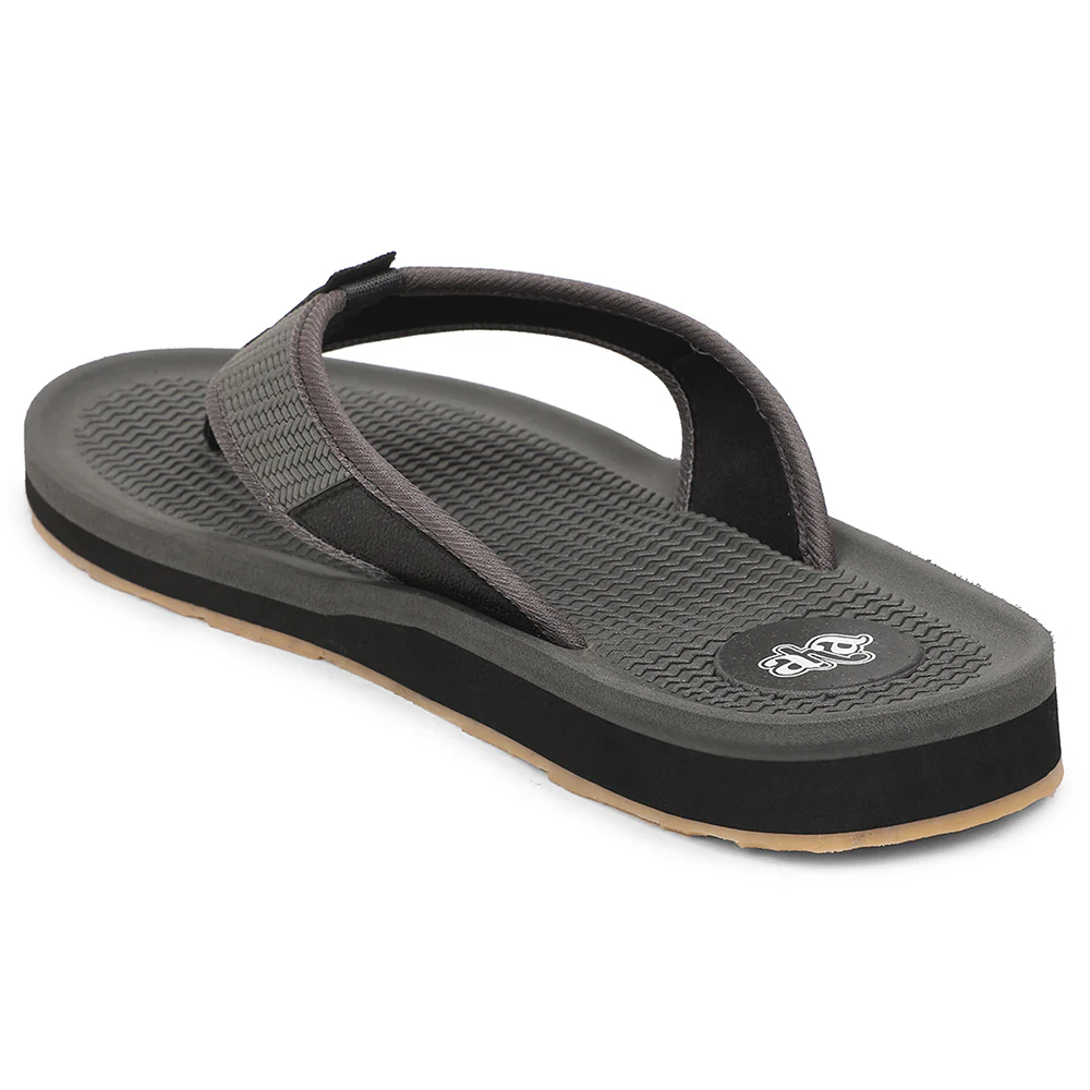 A-HA Grey Casual Slipper For Men ANCO-10 By Liberty - Image 5