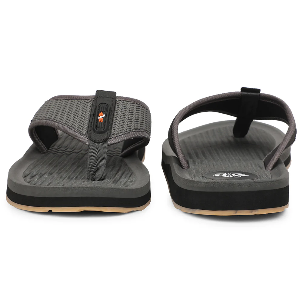 A-HA Grey Casual Slipper For Men ANCO-10 By Liberty - Image 6