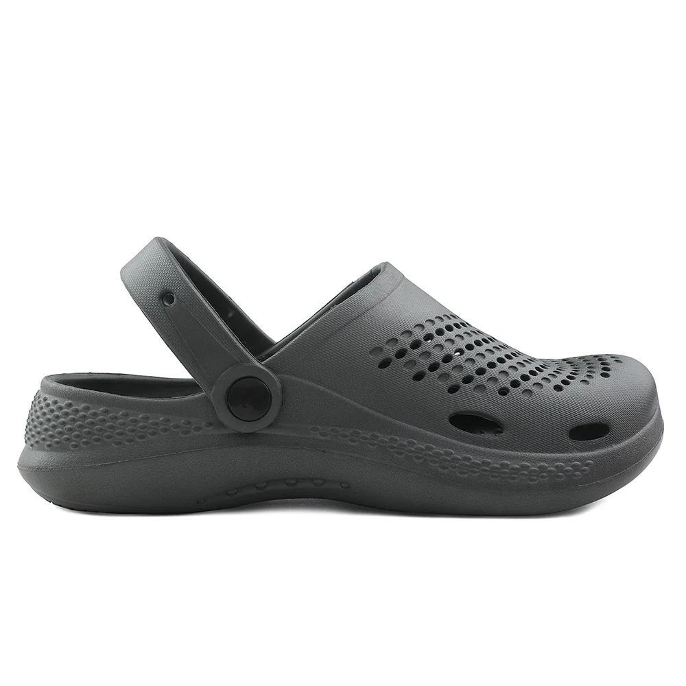 A-HA Grey Slingback Clogs For Men GMF-02E By Liberty - Image 2