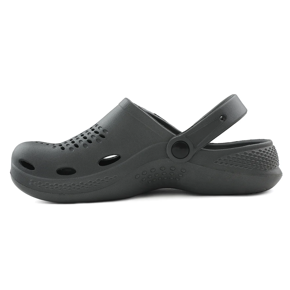 A-HA Grey Slingback Clogs For Men GMF-02E By Liberty - Image 3