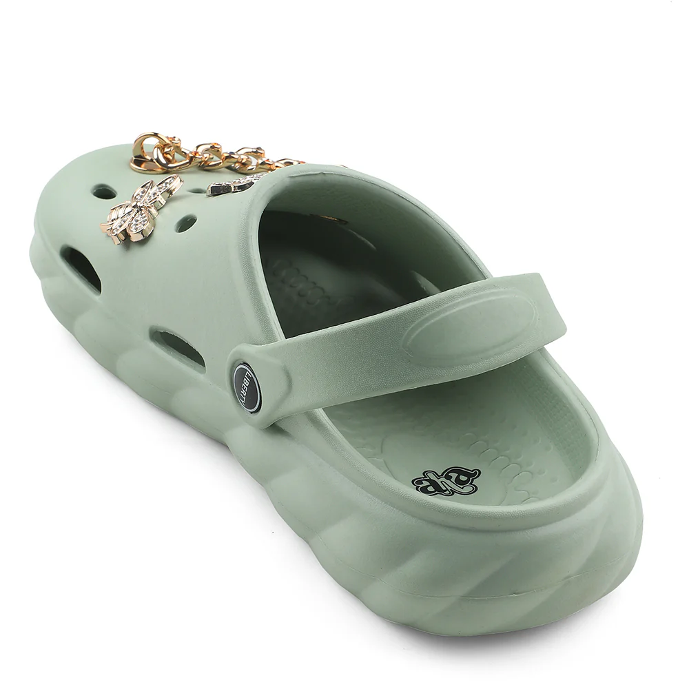 A-HA Light Green Slingback Clogs For Women BEACHWALKL By Liberty - Image 4