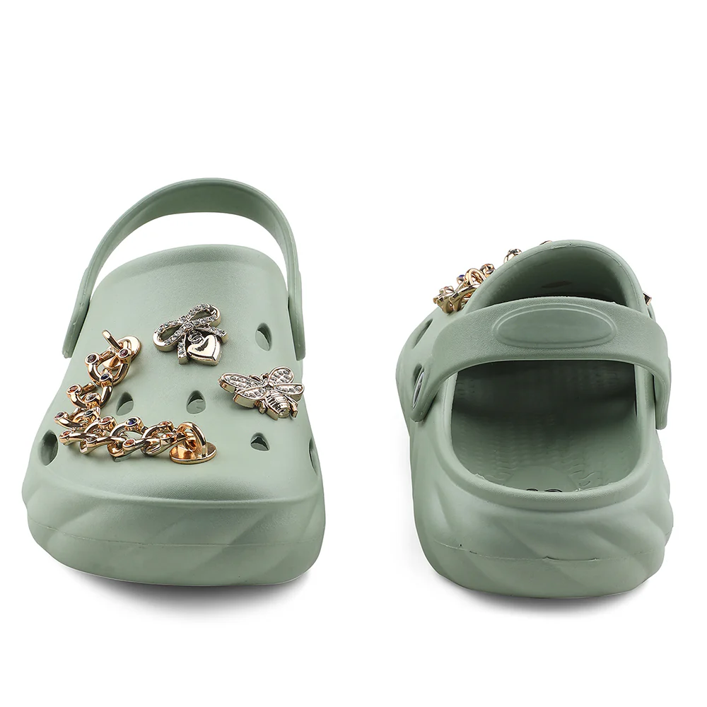 A-HA Light Green Slingback Clogs For Women BEACHWALKL By Liberty - Image 6