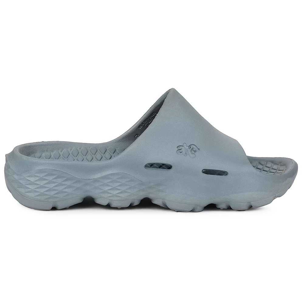 A-HA Light Grey Casual Slipper For Men SOFTWALK By Liberty - Image 2