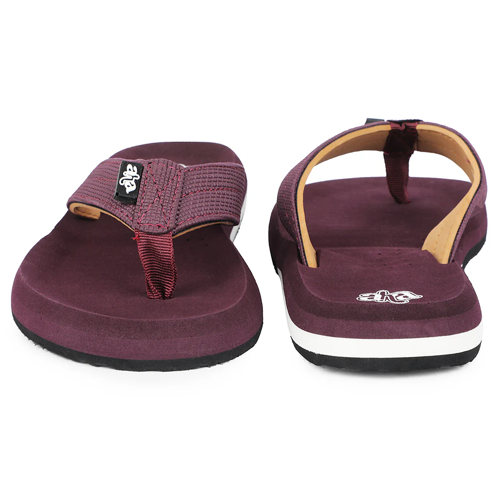 A-HA Maroon Casual Slipper For Men AGL-4 By Liberty - Image 6