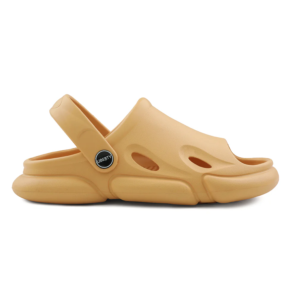 A-HA Mustard Casual Clogs For Kids BEACHFIT01 By Liberty - Image 2