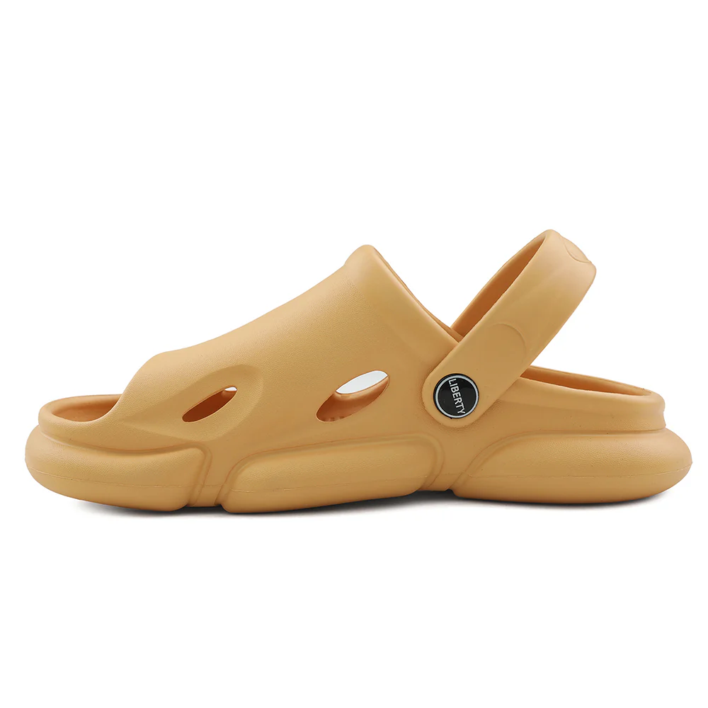 A-HA Mustard Casual Clogs For Kids BEACHFIT01 By Liberty - Image 3