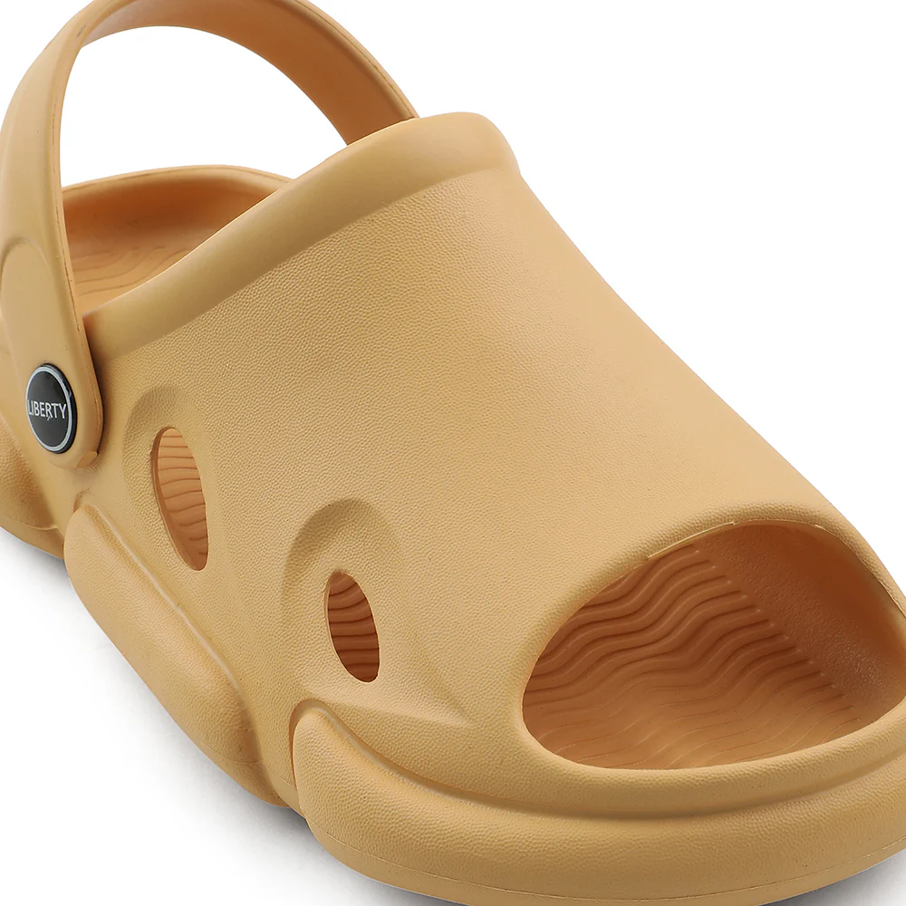 A-HA Mustard Casual Clogs For Kids BEACHFIT01 By Liberty - Image 5