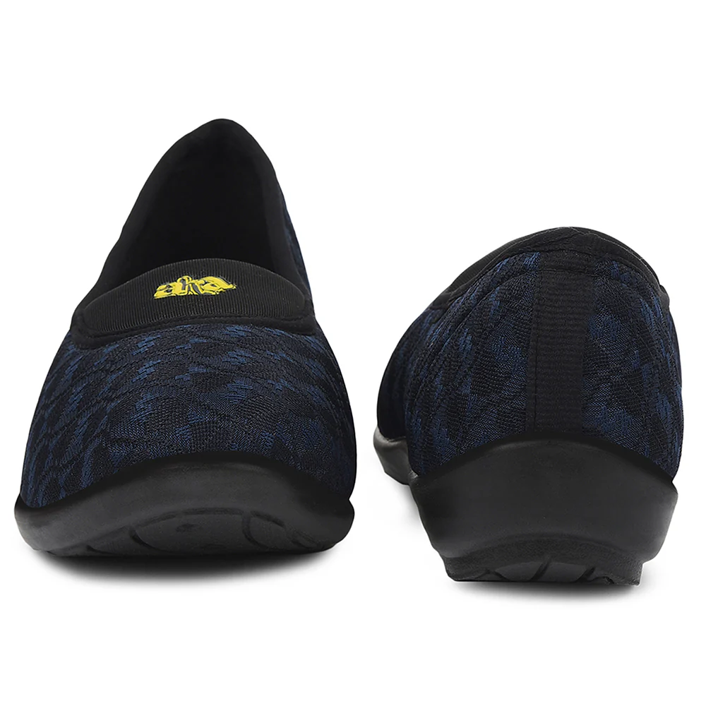 A-HA Navy Blue Casual Ballerina For Women ELENA-224 By Liberty - Image 6