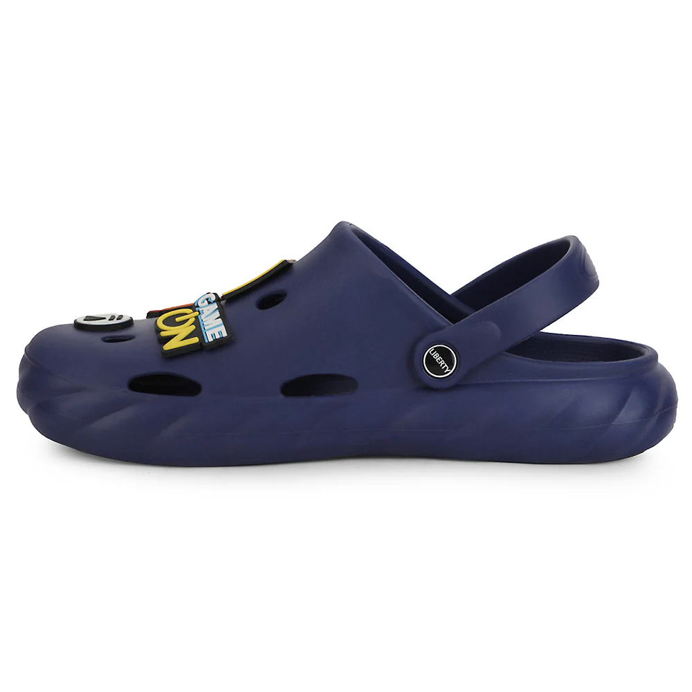 A-HA Navy Blue Casual Clogs For Men BEACHWALKM By Liberty - Image 2