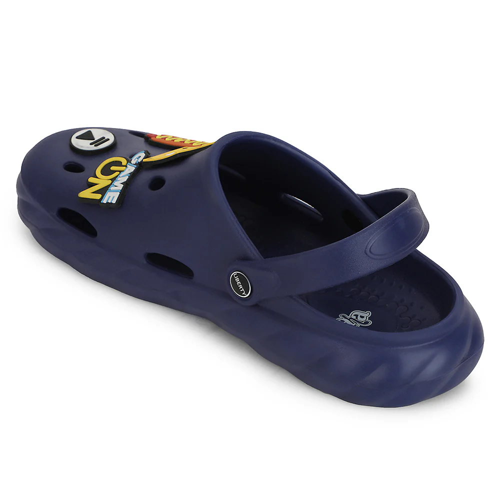 A-HA Navy Blue Casual Clogs For Men BEACHWALKM By Liberty - Image 5