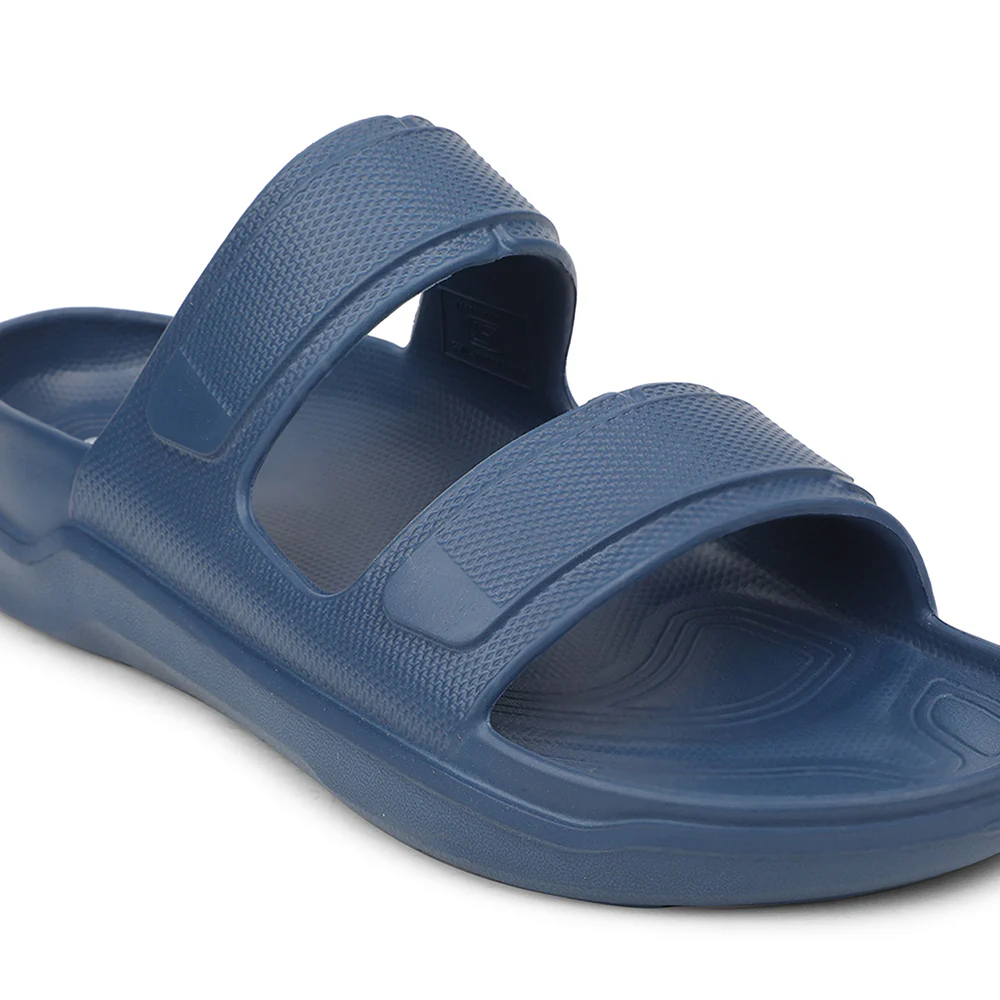 A-HA Navy Blue Casual Slides For Men FDL-2 By Liberty - Image 5