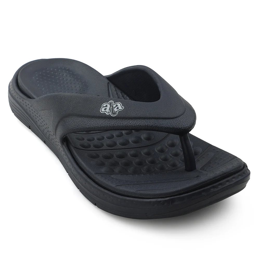 A-HA Navy Blue Casual Slipper For Men ROMY-1 By Liberty