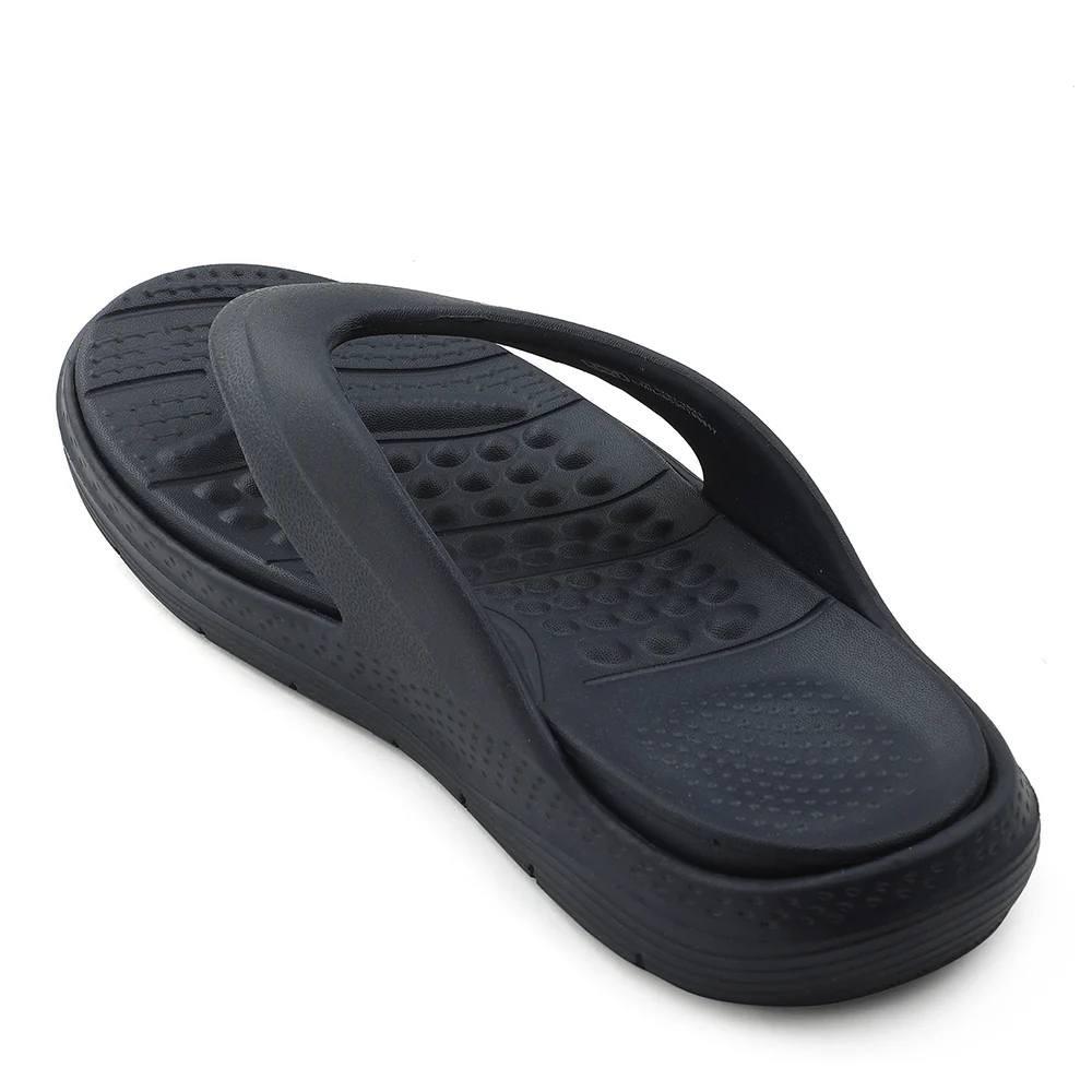 A-HA Navy Blue Casual Slipper For Men ROMY-1 By Liberty - Image 4