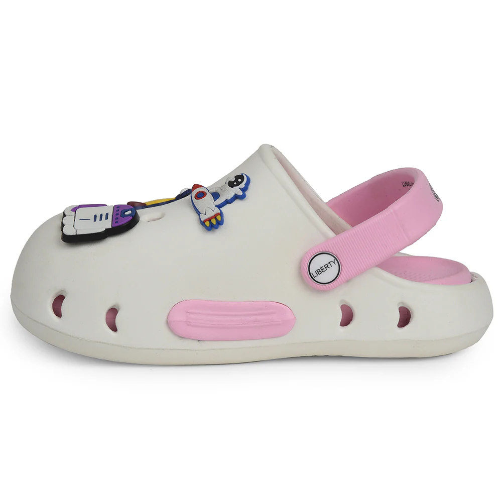 A-HA Off White Casual Clogs For Kids CUTIER By Liberty - Image 2