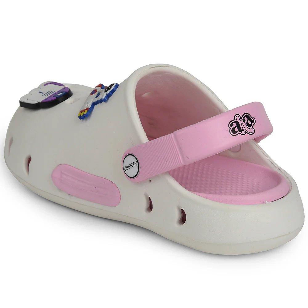 A-HA Off White Casual Clogs For Kids CUTIER By Liberty - Image 4