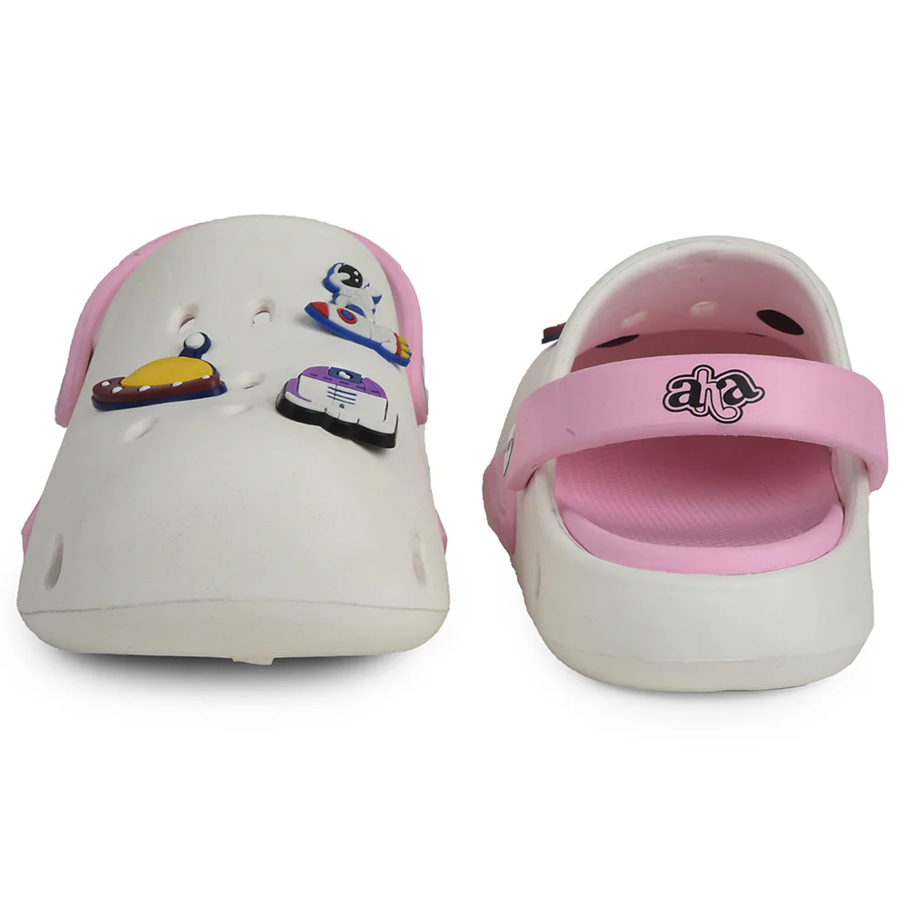 A-HA Off White Casual Clogs For Kids CUTIER By Liberty - Image 5