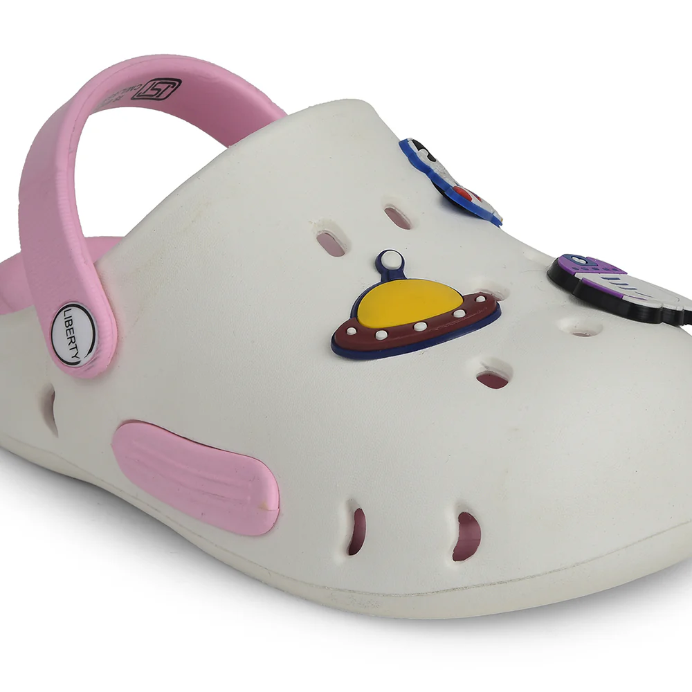 A-HA Off White Casual Clogs For Kids CUTIER By Liberty - Image 6