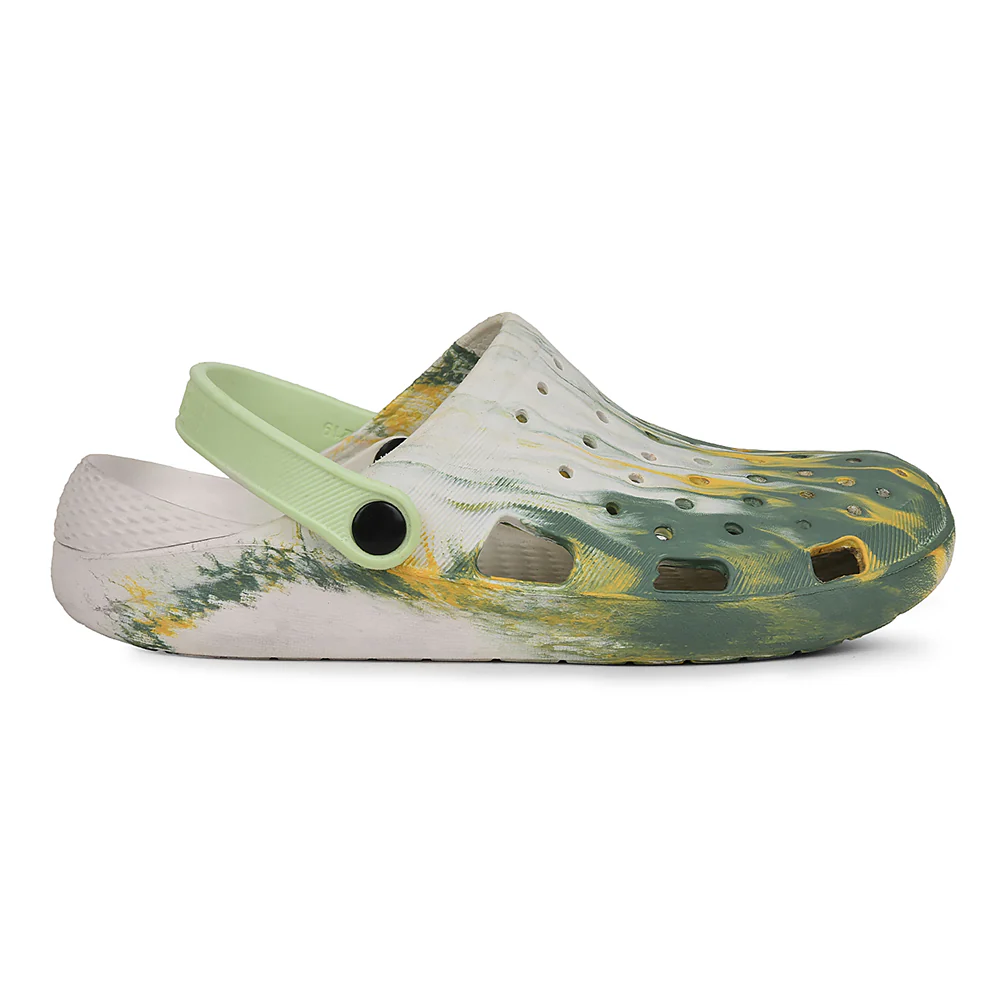 A-HA Off White Slingback Clogs For Men LPMXT-961E By Liberty - Image 2