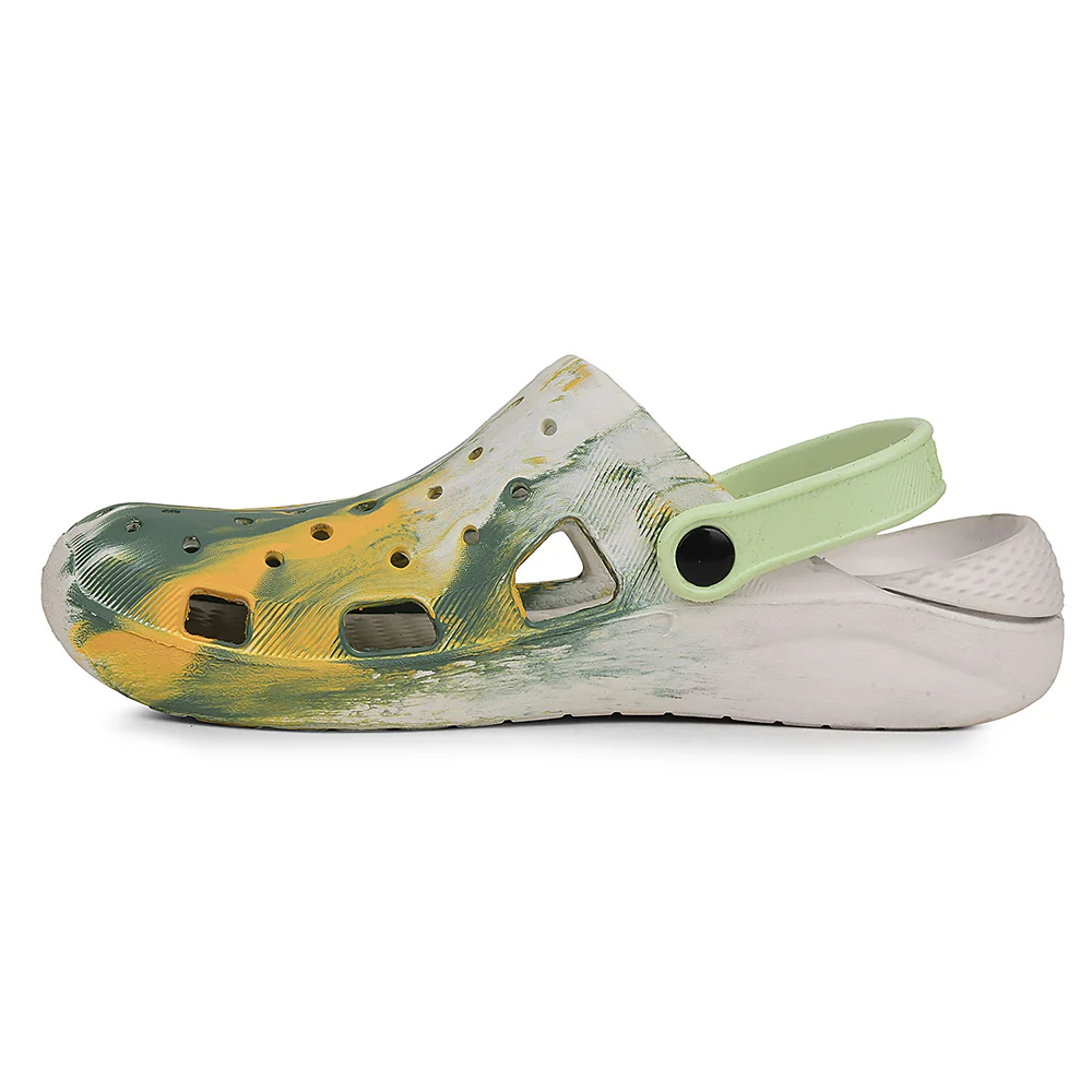 A-HA Off White Slingback Clogs For Men LPMXT-961E By Liberty - Image 3