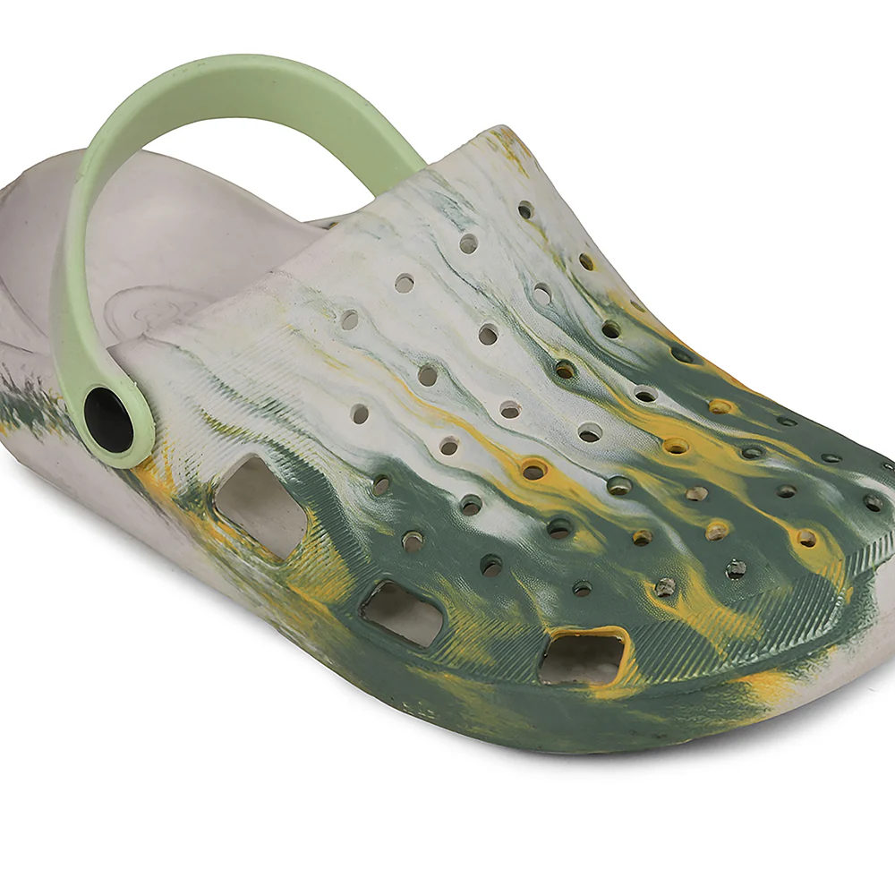 A-HA Off White Slingback Clogs For Men LPMXT-961E By Liberty - Image 4