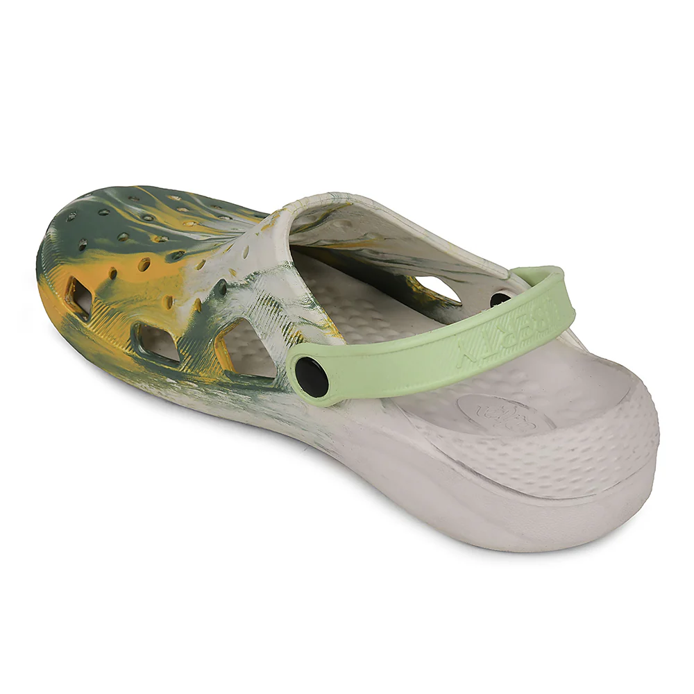 A-HA Off White Slingback Clogs For Men LPMXT-961E By Liberty - Image 5
