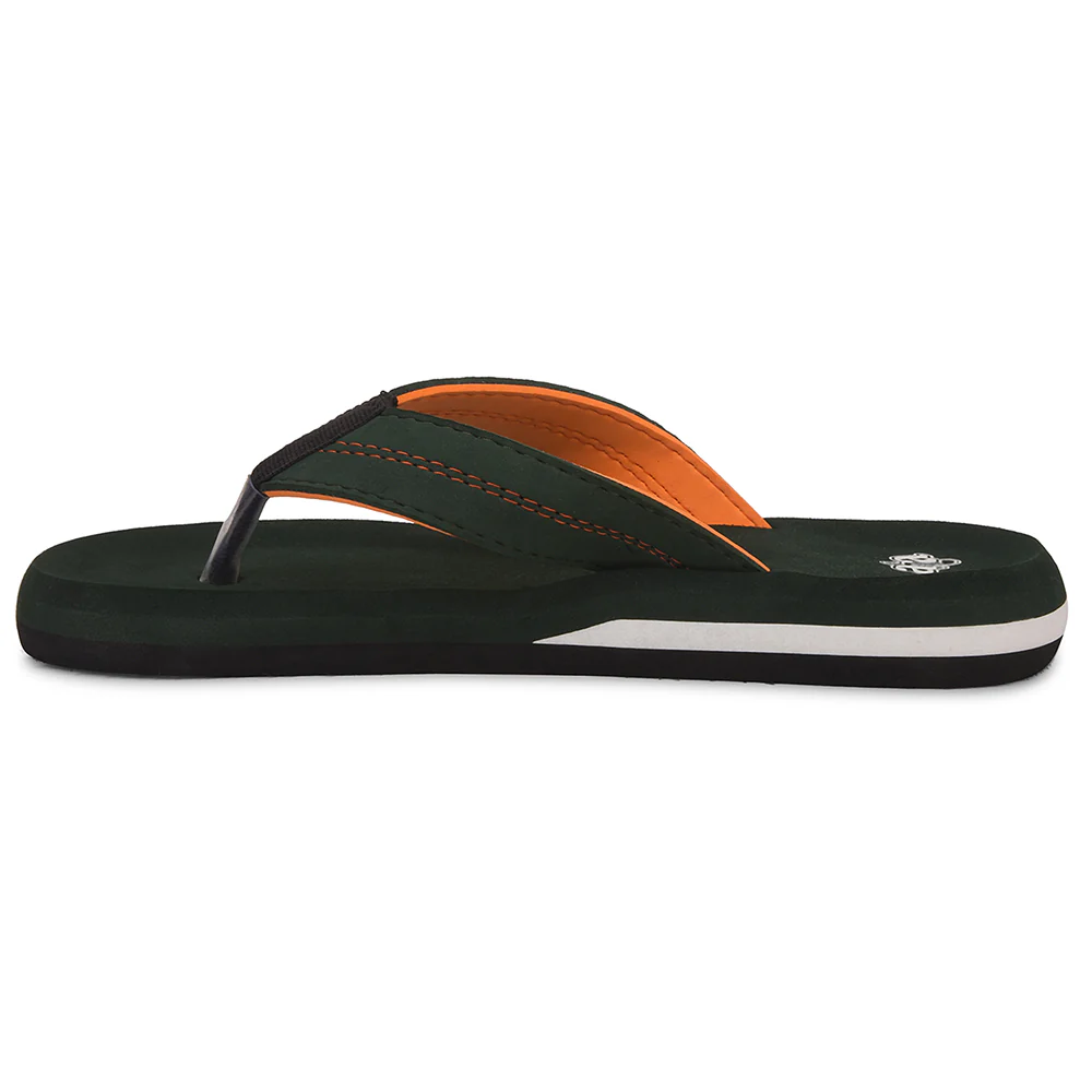 A-HA Olive Green Casual Flip-Flops For Men EXACT By Liberty - Image 3