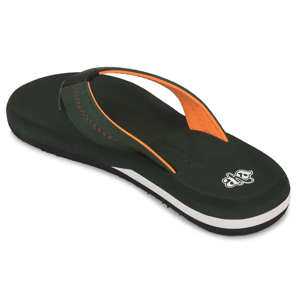 A-HA Olive Green Casual Flip-Flops For Men EXACT By Liberty - Image 6