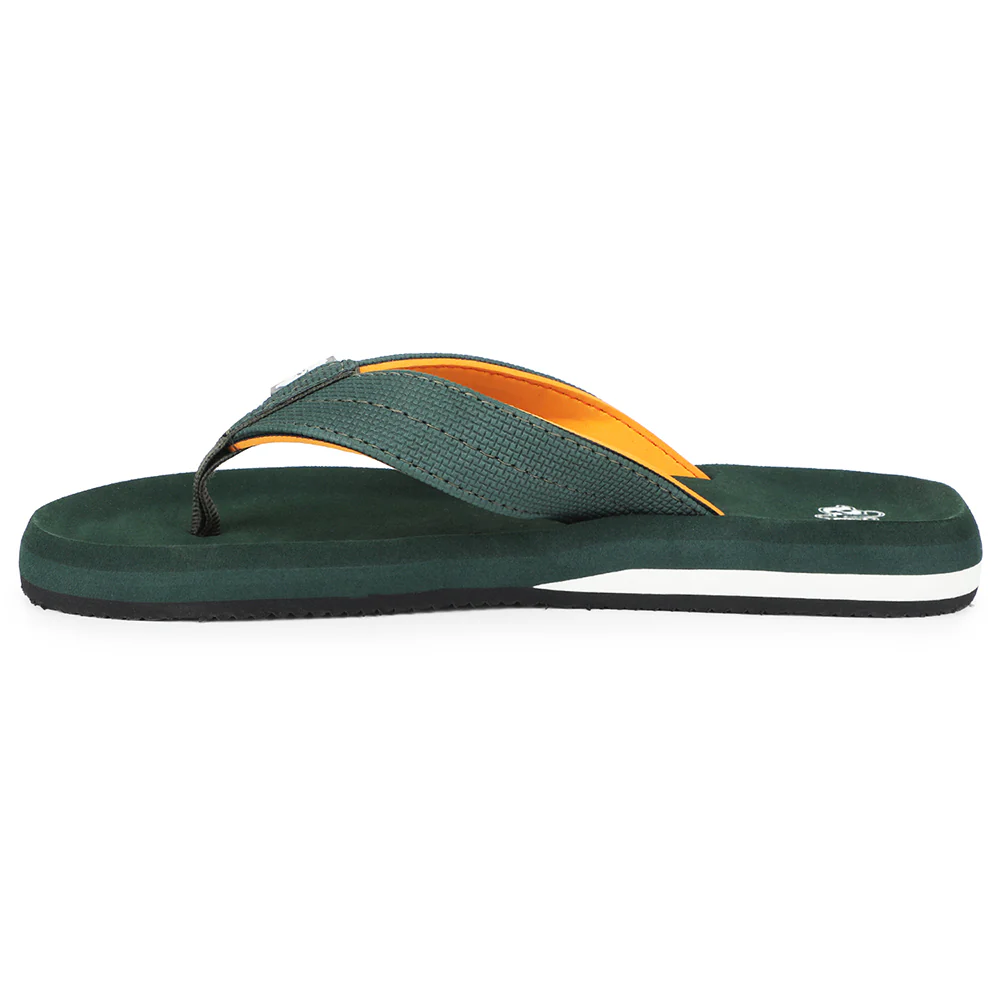 A-HA Olive Green Casual Slipper For Men AGL-4 By Liberty - Image 3