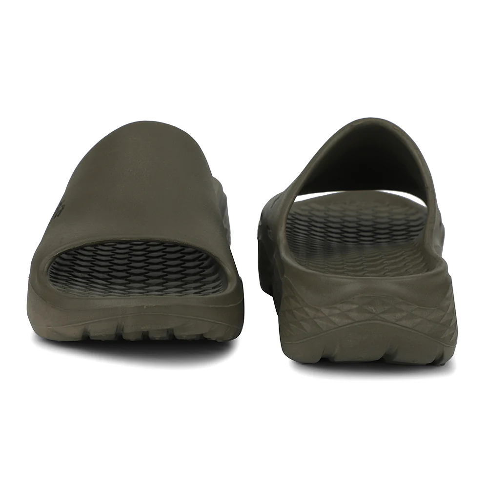A-HA Olive Green Casual Slipper For Men SOFTWALK By Liberty - Image 6