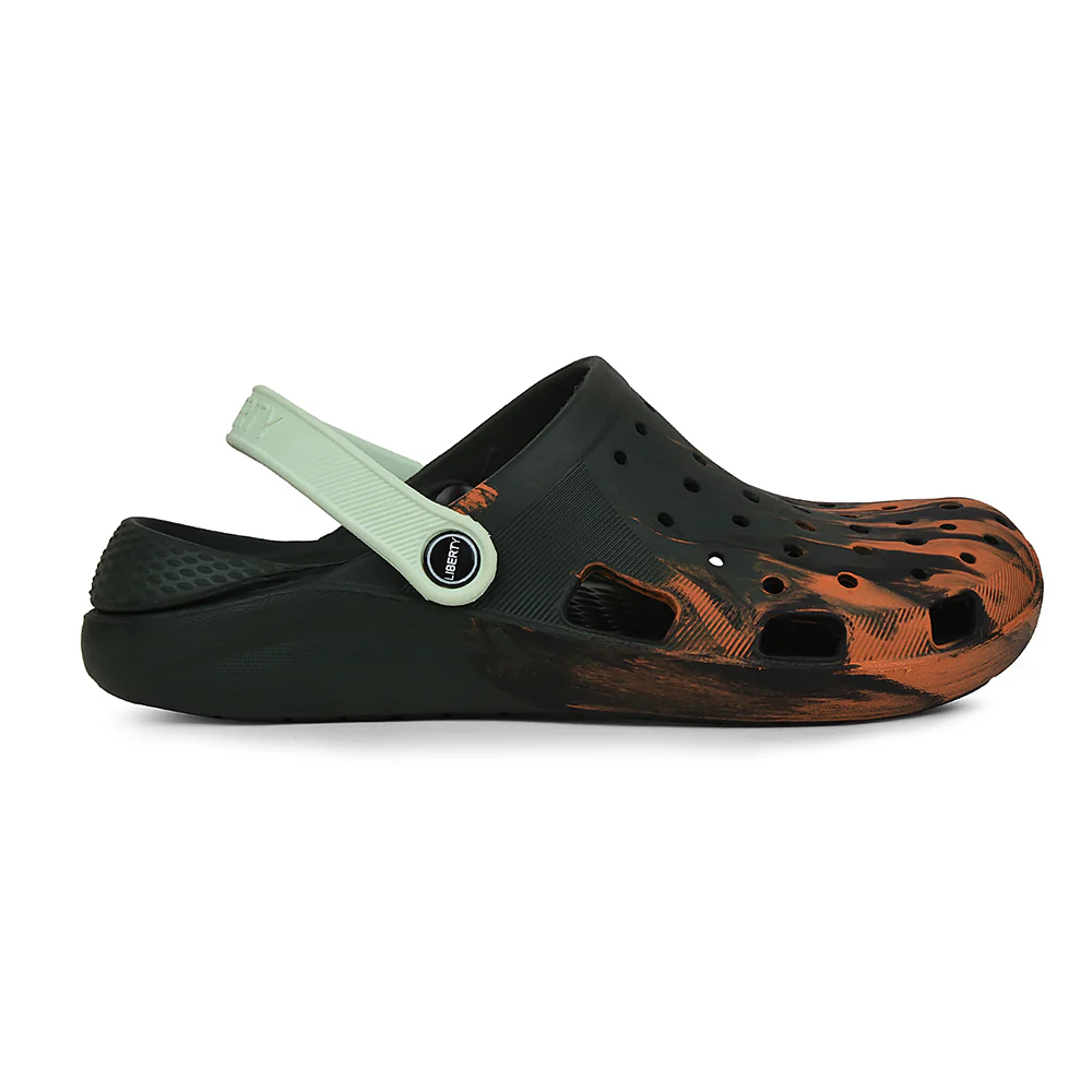 A-HA Olive Green Slingback Clogs For Men LPMXT-961E By Liberty - Image 2