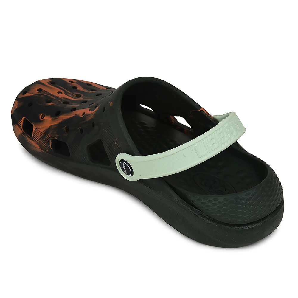 A-HA Olive Green Slingback Clogs For Men LPMXT-961E By Liberty - Image 6