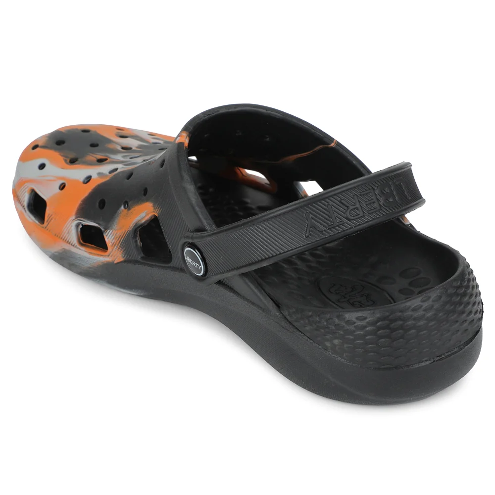 A-HA Orange Slingback Clogs For Men LPMXT-961E By Liberty - Image 6