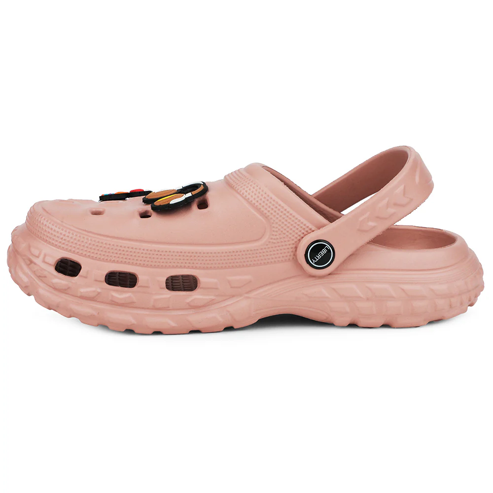 A-HA Peach Casual Slingback Clogs For Kids PRL-4 By Liberty - Image 3