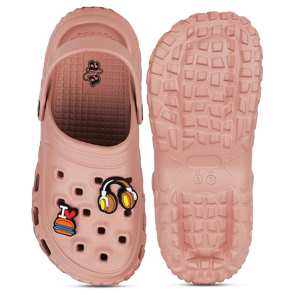 A-HA Peach Casual Slingback Clogs For Kids PRL-4 By Liberty - Image 7