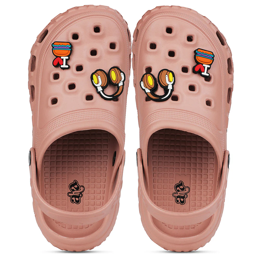 A-HA Peach Casual Slingback Clogs For Kids PRL-4 By Liberty - Image 8