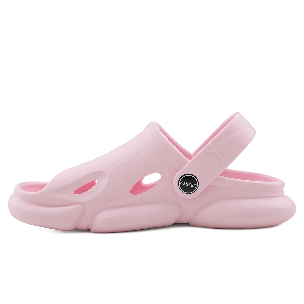A-HA Pink Casual Clogs For Kids BEACHFIT01 By Liberty - Image 3