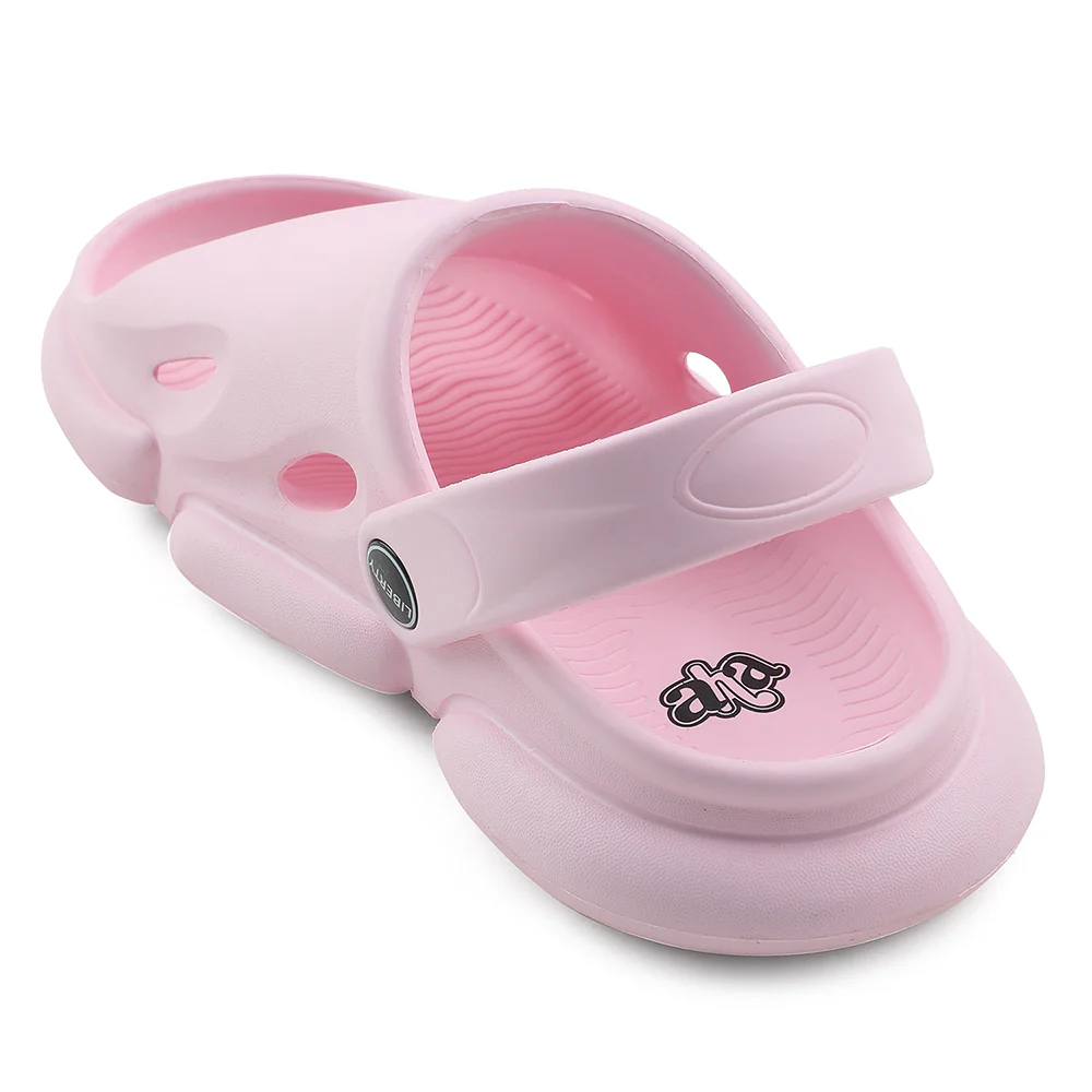 A-HA Pink Casual Clogs For Kids BEACHFIT01 By Liberty - Image 4