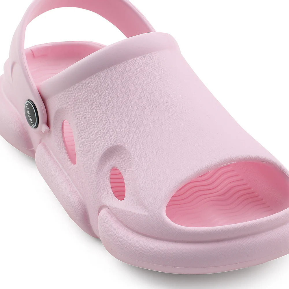 A-HA Pink Casual Clogs For Kids BEACHFIT01 By Liberty - Image 5