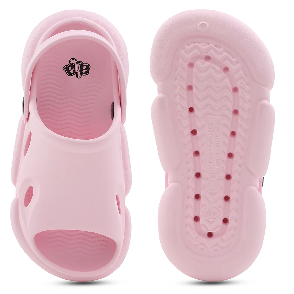 A-HA Pink Casual Clogs For Kids BEACHFIT01 By Liberty - Image 7