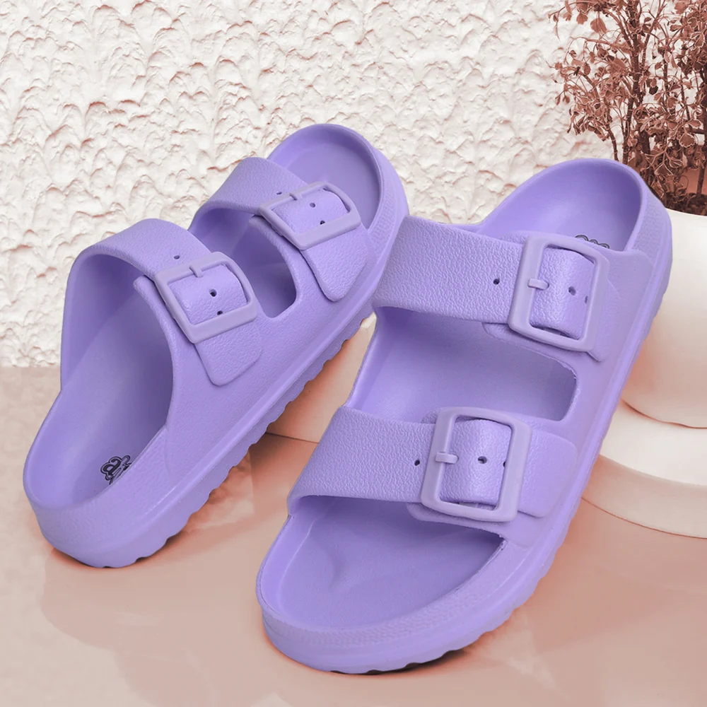 A-HA Purple Casual Flat Sandal For Women EASYPRO By Liberty - Image 4